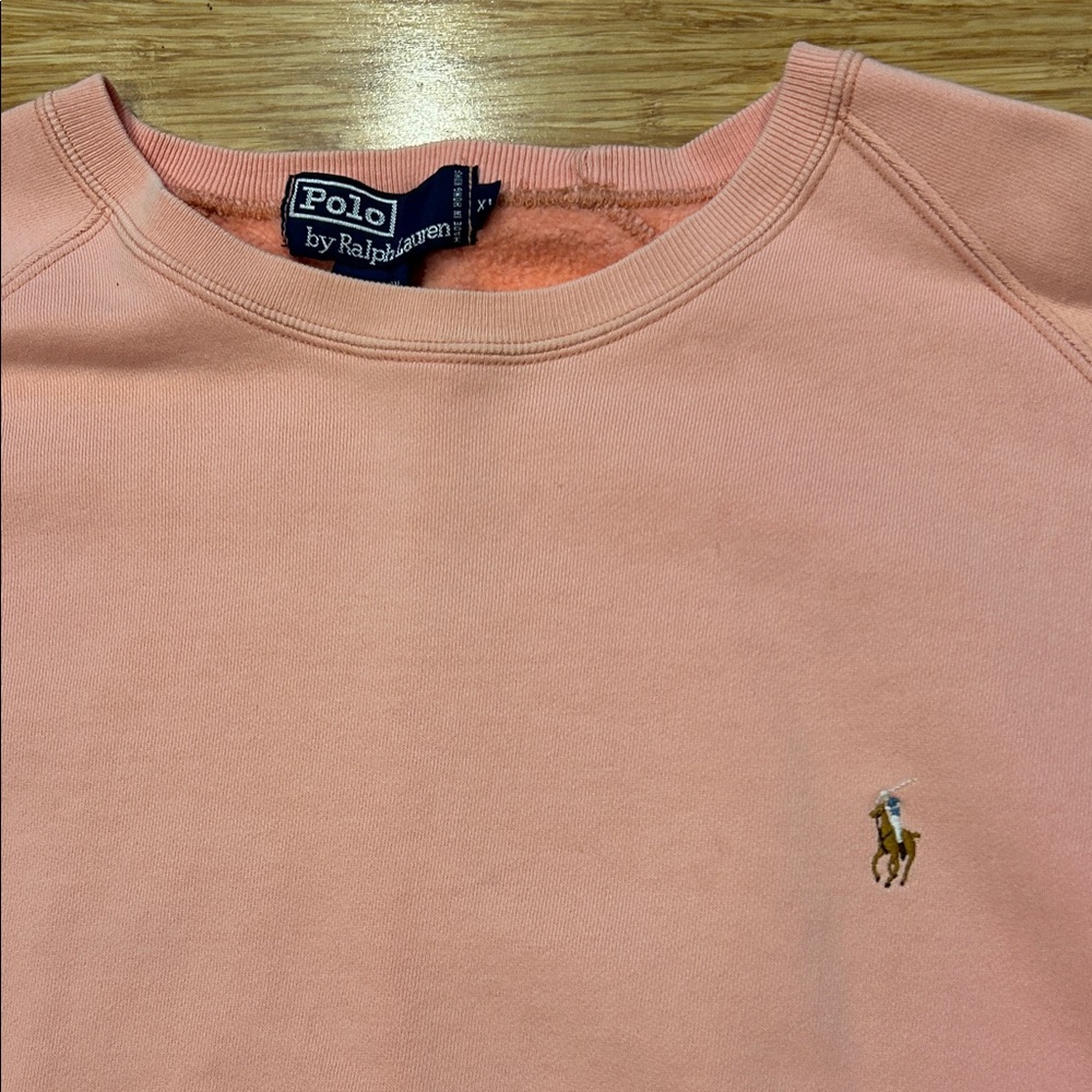 Polo by Ralph Lauren Peach Pink Sweatshirt